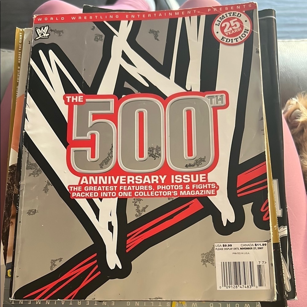 WWE 500th Anniversary Issue Magazine 2007